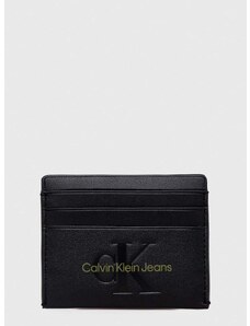 Etui za kartice Calvin Klein Jeans boja: crna