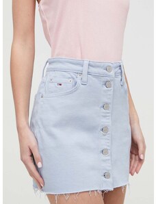 Traper suknja Tommy Jeans mini, pencil