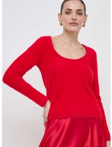 Pulover Morgan za žene, boja: crvena