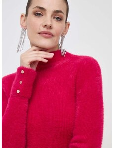 Pulover Morgan za žene, boja: ružičasta, s poludolčevitom