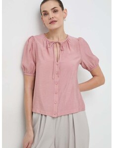 Košulja Silvian Heach za žene, boja: ružičasta, regular