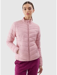 4F Women's down jacket with recycled filling - pink