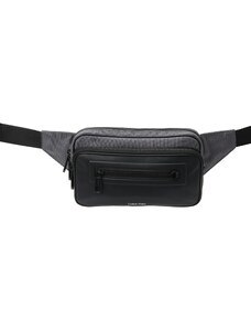 Calvin Klein Pojasna torbica siva / crna
