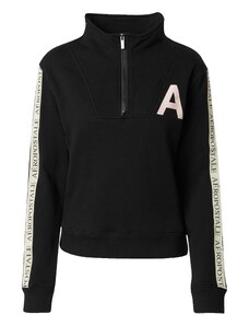 AÉROPOSTALE Sweater majica bež / roza / crna