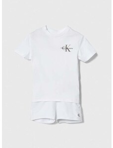 Dječji komplet Calvin Klein Jeans boja: bijela