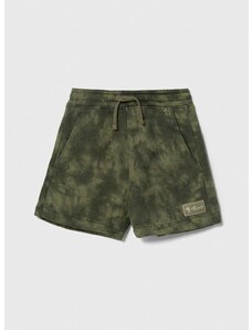 Dječje kratke hlače Abercrombie & Fitch boja: zelena, podesivi struk