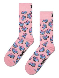Čarape Happy Socks Inflatable Elephant boja: ružičasta