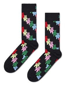 Čarape Happy Socks Dancing Cats boja: crna