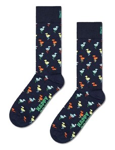Čarape Happy Socks Flamingo boja: tamno plava