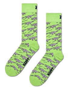 Čarape Happy Socks Crocodile boja: zelena