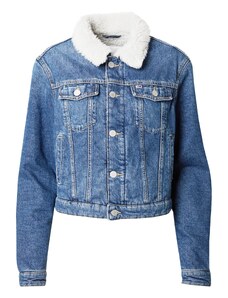 Tommy Jeans Prijelazna jakna 'Izzie' plavi traper / crvena / bijela