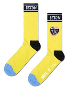 Čarape Happy Socks x Elton John The Bitch Is Back boja: žuta