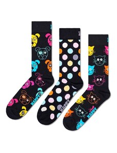 Čarape Happy Socks Classic Dog 3-pack boja: tamno plava