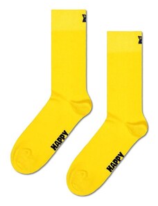 Čarape Happy Socks Solid boja: žuta