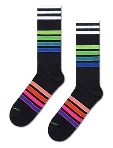 Čarape Happy Socks Street Stripe Sneaker boja: crna