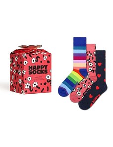 Čarape Happy Socks Gift Box Flower Socks 3-pack