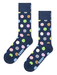 Čarape Happy Socks Big Dot Sock boja: tamno plava