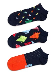 Čarape Happy Socks Navy Low Socks 3-pack boja: tamno plava