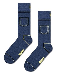 Čarape Happy Socks Denim Sock boja: tamno plava