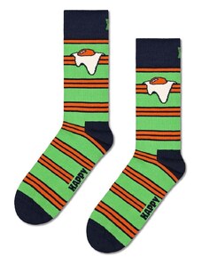 Čarape Happy Socks Egg On Stripe Sock boja: zelena