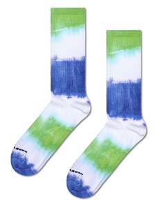 Happy Socks Čarape mornarsko plava / svijetlozelena / bijela