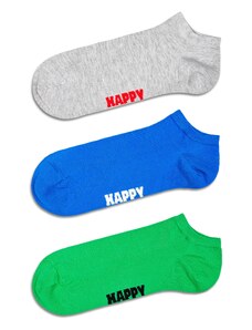 Happy Socks Čarape plava / svijetlosiva / limeta / crna