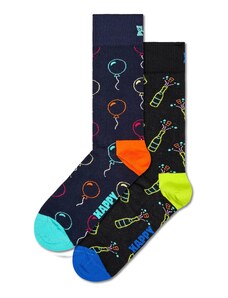 Happy Socks Čarape 'You Did It' akvamarin / narančasta / svijetlo crvena / crna