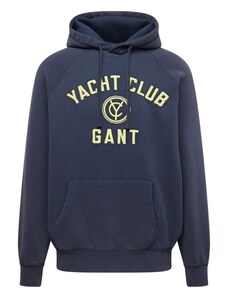 GANT Sweater majica morsko plava / svijetložuta