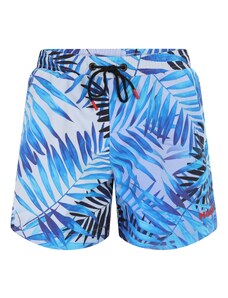 HUGO Surferske kupaće hlače 'CALALA' azur / pastelno plava / tamno plava / crvena