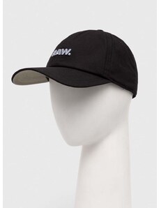 Pamučna kapa sa šiltom G-Star Raw boja: crna, s aplikacijom