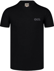 Nordblanc Crna muška pamučna majica SEAL