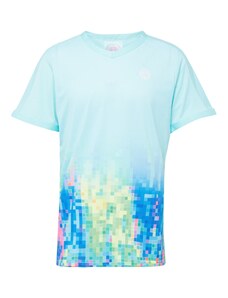 BIDI BADU Tehnička sportska majica 'Melbourne 2024' plava / akvamarin / zelena / svijetlozelena