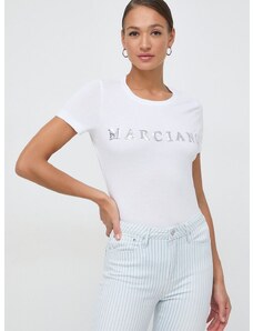 Majica kratkih rukava Marciano Guess za žene, boja: bijela