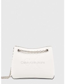 Torba Calvin Klein Jeans boja: bijela