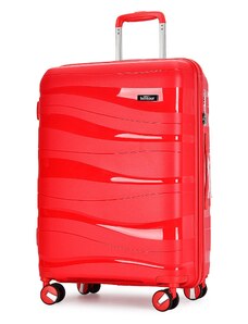 Kabinski kovčeg na 4 kotača "Flow" s TSA bravom, crveni| BONTOUR