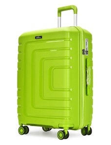 Kofer "CHARM" na 4 kotača s TSA bravom, veličina S, citrus zeleni | BONTOUR