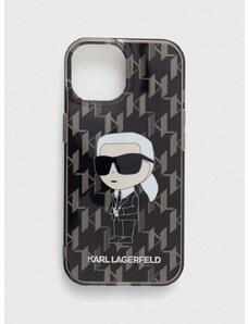 Etui za telefon Karl Lagerfeld iPhone 15 / 14 / 13 6.1" boja: crna