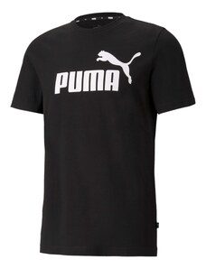 PUMA Tehnička sportska majica crna / bijela