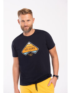 Volcano Man's T-Shirt T- Navy Blue