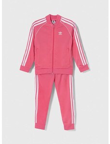 Dječja trenirka adidas Originals boja: ružičasta