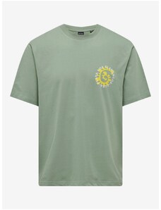 Light Green Men's T-Shirt ONLY & SONS Lucian - Men