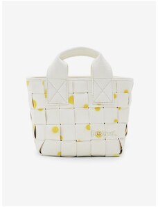 White women's patterned handbag Desigual New Splatter Valdivia Micr - Women
