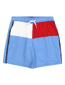 Tommy Hilfiger Underwear Kupaće hlače 'Flag' svijetloplava / crvena / crna / bijela