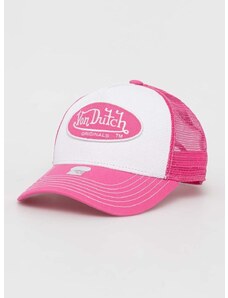 Kapa sa šiltom Von Dutch boja: ružičasta, s uzorkom