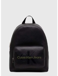 Ruksak Calvin Klein Jeans za žene, boja: crna, veliki, bez uzorka