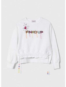 Dječja dukserica Pinko Up boja: bijela, s aplikacijom