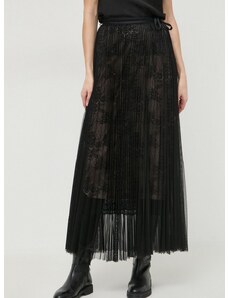 Suknja MAX&Co. boja: crna, midi, ravna