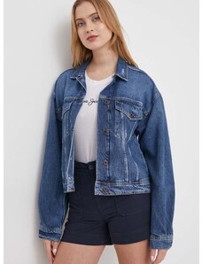 Traper jakna Pepe Jeans za žene, za prijelazno razdoblje, oversize