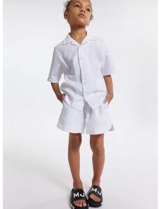 Dječje pamučne kratke hlače Marc Jacobs boja: bijela, bez uzorka