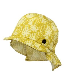 Pamučna kapa za djecu Jamiks LEONARD boja: žuta, s uzorkom